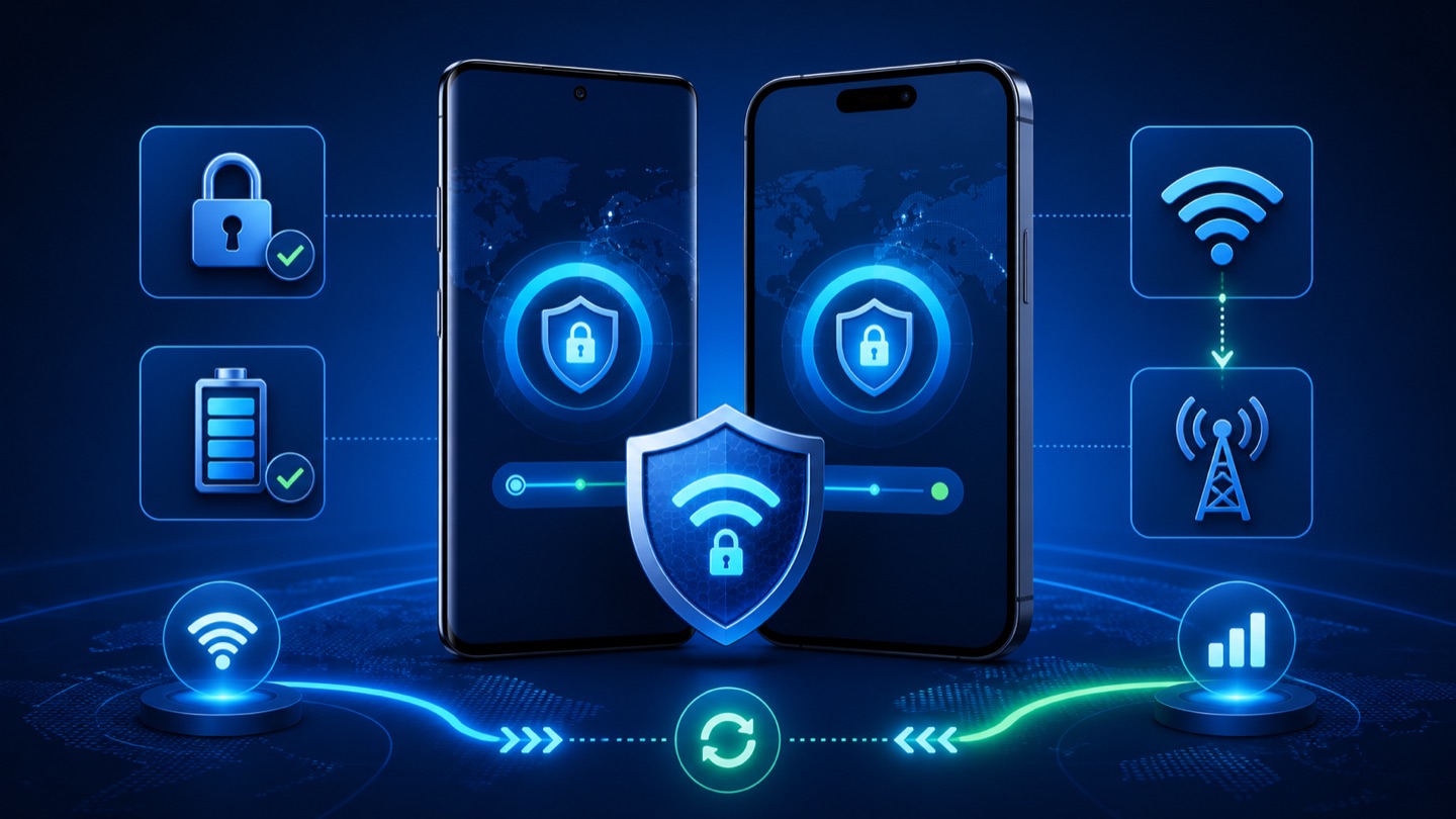 手机 VPN 总是断开?Android 与 iPhone 稳定连接指南